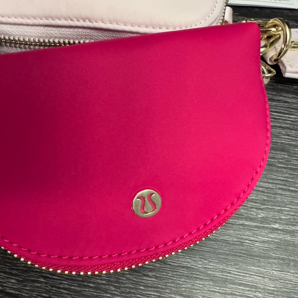 Lululemon Dual Pouch Wristlet Wallet - Blissful Pink/Calypso Pink - Picture 6 of 16